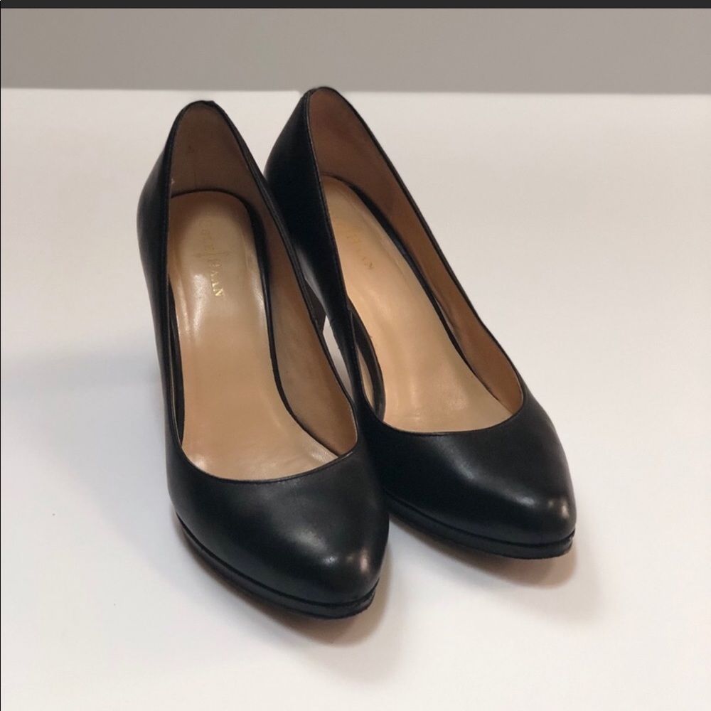 Cole Haan Nike Air black leather pumps